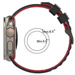 Check Design Breathable Silicone Watch Band, For Apple Watch 46mm / 49mm / 45mm / 44mm