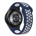 Two Color Reverse Buckle Silicone Watch Band, For Samsung Galaxy Watch FE / 7 / 6 / 5 / 4