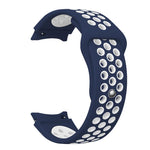 Two Color Reverse Buckle Silicone Watch Band, For Samsung Galaxy Watch FE / 7 / 6 / 5 / 4