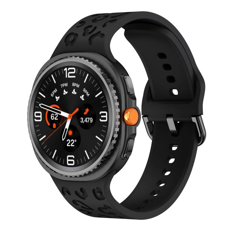 Leopard Print Silicone Watch Band, For Samsung Galaxy Watch8 / Watch8 Classic