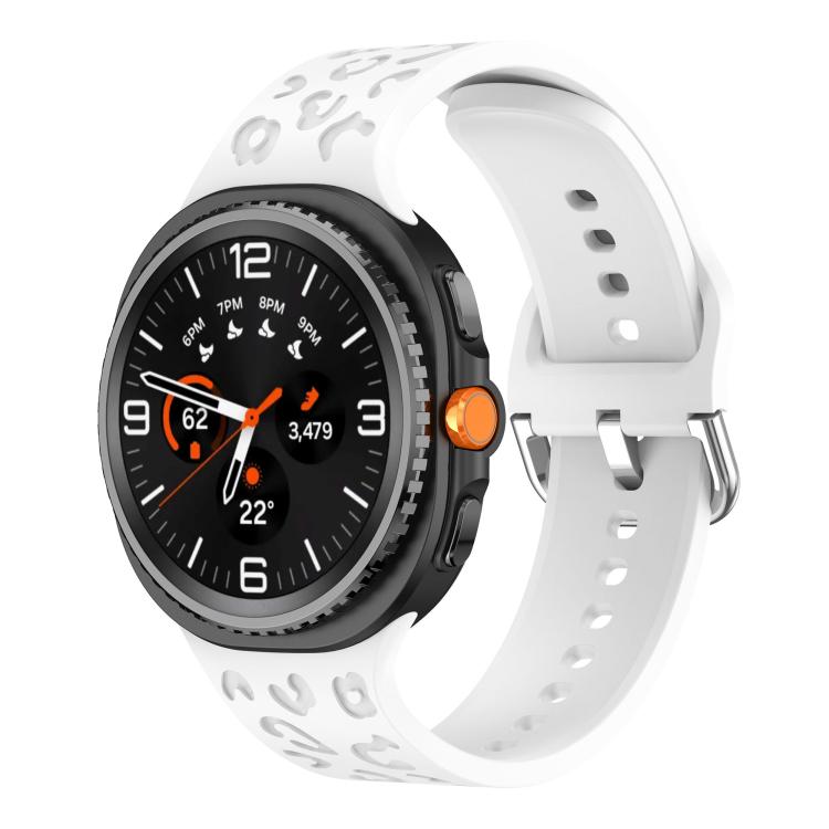 Leopard Print Silicone Watch Band, For Samsung Galaxy Watch8 / Watch8 Classic