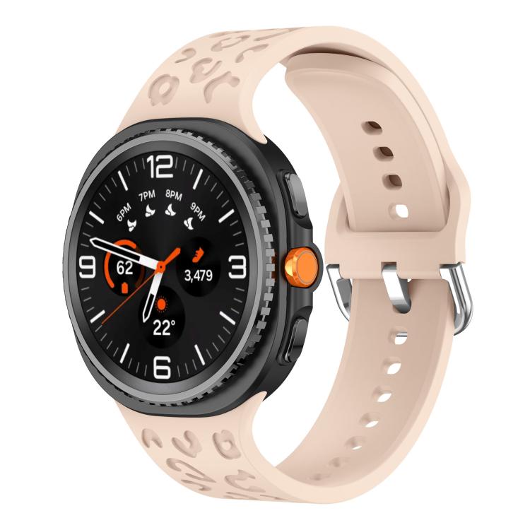 Leopard Print Silicone Watch Band, For Samsung Galaxy Watch8 / Watch8 Classic