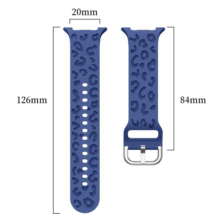 Leopard Print Silicone Watch Band, For Samsung Galaxy Watch8 / Watch8 Classic