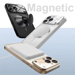 Change to 17 Big Lens Window Frosted MagSafe Phone Case, For iPhone 13 Pro Max, For iPhone 13 Pro, For iPhone 13, For iPhone 12, For iPhone 12 Pro Max, For iPhone 12 Pro, For iPhone 11 Pro Max, For iPhone 11