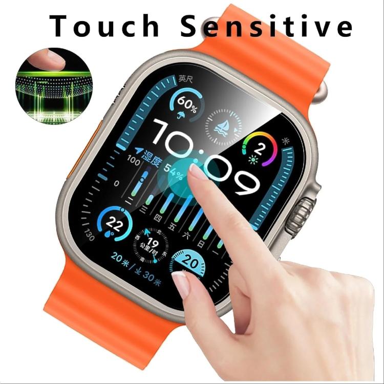 Full-Screen Anti-Fingerprint HD Positioning Easy Installation Watch Tempered Glass Film, For Apple Watch Ultra 3 / 2 / 1 49mm