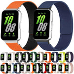 Lychee Texture Soft Magnetic Silicone Watch Band, For Samsung Galaxy Fit3