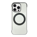 Frameless Leather-Skin PC MagSafe Holder Phone Case, For iPhone 17 Pro Max, For iPhone 17 Pro, For iPhone 17, For iPhone Air, For iPhone 16 Pro Max, For iPhone 16 Pro
