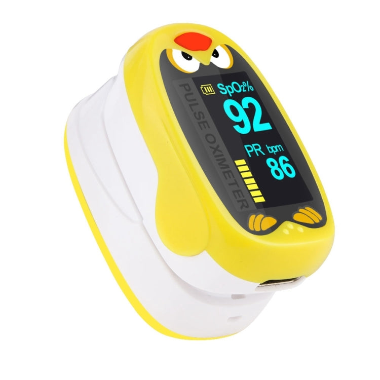 Pediatric Finger Pulse Oximeter Neonatal Blood Oxygen Children Kids Rechargeable USB Saturation Infant Oximetro Pediatrico, yellow, Orange