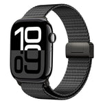 Milanese Magnetic Buckle Full Titanium Metal Watch Band, For Apple Watch 46mm / 49mm / 45mm / 44mm