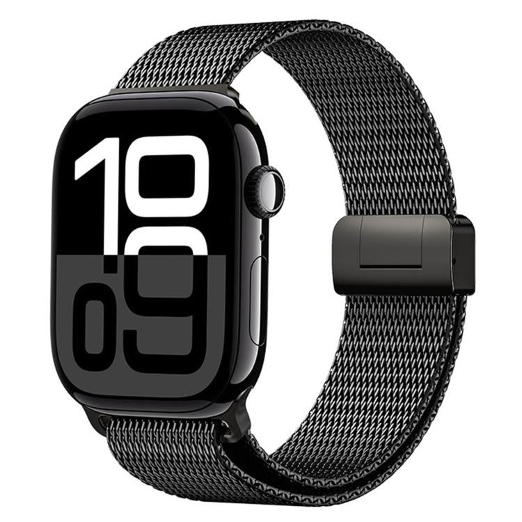 Milanese Magnetic Buckle Full Titanium Metal Watch Band, For Apple Watch 46mm / 49mm / 45mm / 44mm