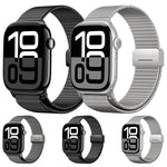 Milanese Magnetic Buckle Full Titanium Metal Watch Band, For Apple Watch 46mm / 49mm / 45mm / 44mm