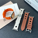 Ladder Buckle Holes Silicone Watch Band, For Apple Watch 46mm / 49mm / 45mm / 44mm, For Apple Watch 42mm / 41mm / 40mm / 38mm