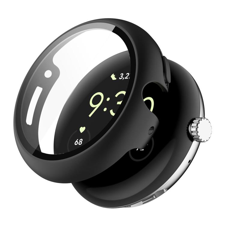 ENKAY Hat-Prince Full Coverage Tempered Glass Film Integrated PC Watch Cover, Google Pixel Watch 4 45mm, For Google Pixel Watch 4 41mm