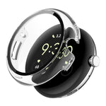 ENKAY Hat-Prince Full Coverage Tempered Glass Film Integrated PC Watch Cover, Google Pixel Watch 4 45mm, For Google Pixel Watch 4 41mm