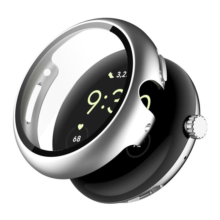 ENKAY Hat-Prince Full Coverage Tempered Glass Film Integrated PC Watch Cover, Google Pixel Watch 4 45mm, For Google Pixel Watch 4 41mm