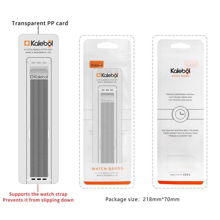 Kalebol Magnetisches Edelstahl-Uhrenarmband, für Apple Watch 46 mm / 49 mm / 45 mm / 44 mm, für Apple Watch 42 mm / 41 mm / 40 mm / 38 mm