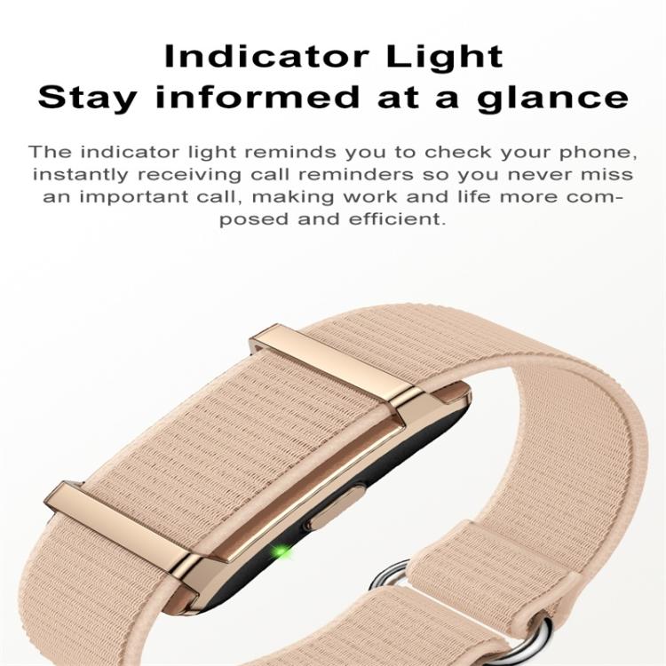 Y25 Screenless BT Smart Bracelet Nylon Strap, Support Sleep / Heart Rate Monitoring / Exercise Data Records