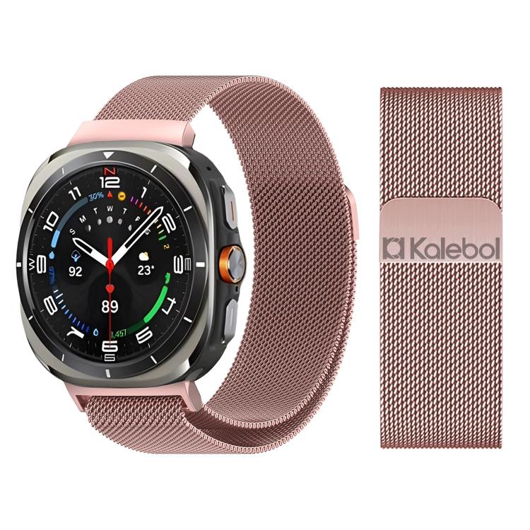 Kalebol Milan Magnetic Stainless Steel Watch Band, For Samsung Galaxy Watch Ultra 47mm / Ultra 2025