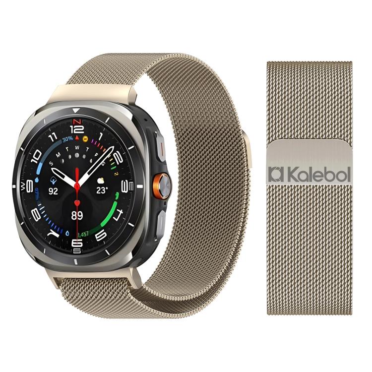 Kalebol Milan Magnetic Stainless Steel Watch Band, For Samsung Galaxy Watch Ultra 47mm / Ultra 2025