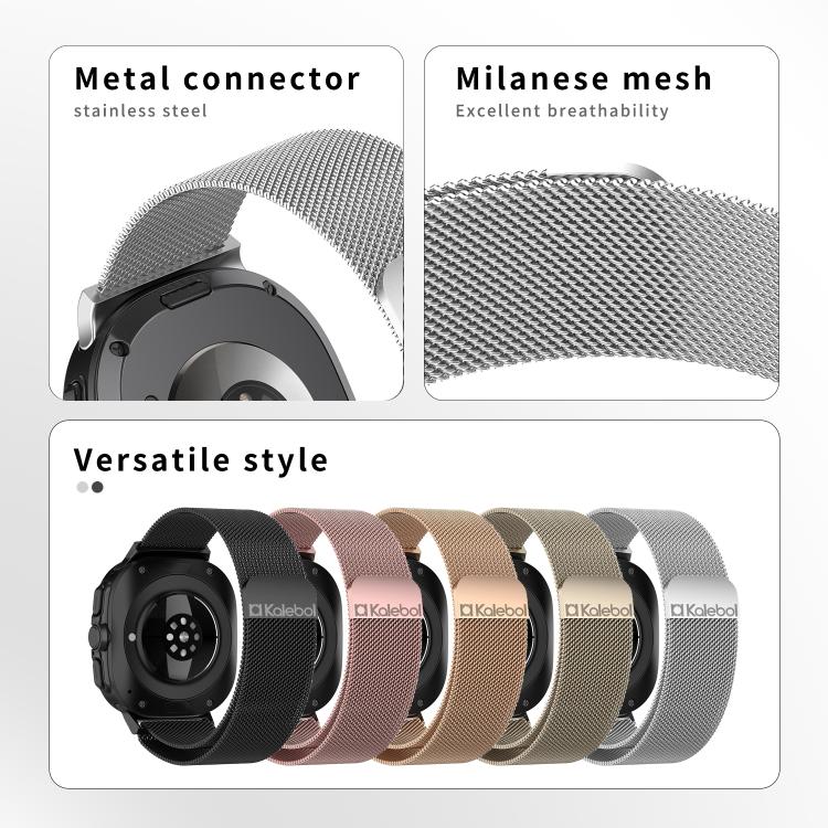 Kalebol Milan Magnetic Stainless Steel Watch Band, For Samsung Galaxy Watch Ultra 47mm / Ultra 2025