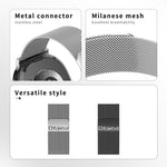 Kalebol Milan Magnetic Stainless Steel Watch Band, For Samsung Galaxy Watch8 / Watch8 Classic