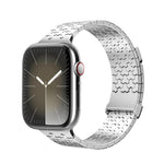 Y-förmiges, doppelt magnetisches Edelstahl-Uhrenarmband, für Apple Watch 42 / 44 / 45 / 46 / 49 mm, für Apple Watch 38 / 40 / 41 / S11 42 mm