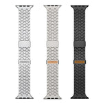 Y-förmiges, doppelt magnetisches Edelstahl-Uhrenarmband, für Apple Watch 42 / 44 / 45 / 46 / 49 mm, für Apple Watch 38 / 40 / 41 / S11 42 mm