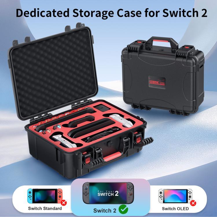 Multifunctional Pro Controller Handheld Console Storage Waterproof Case, For Nintendo Switch 2