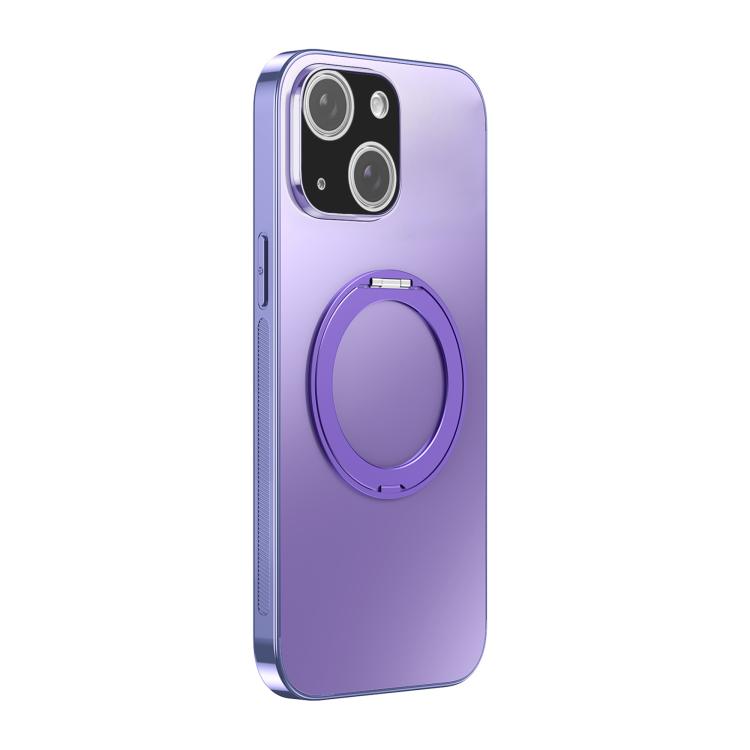 360 Degree Rotating Holder MagSafe Electroplated Phone Case with Lens Cover, For iPhone 14 Pro Max, For iPhone 13 Pro Max, For iPhone 13 Pro, For iPhone 13