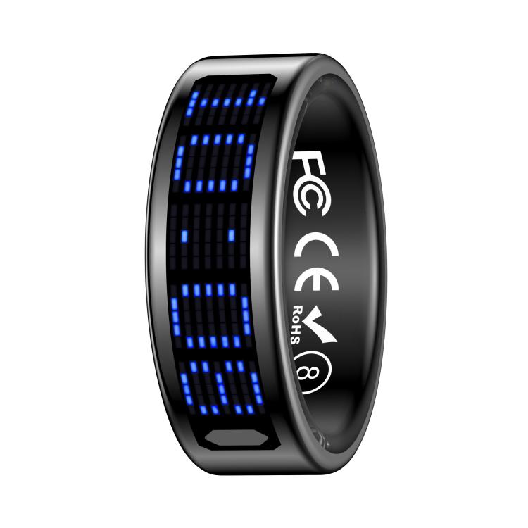 SR16 SIZE 8 Smart Ring, Support Heart Rate / Blood Oxygen / Sleep Monitoring / Multiple Sports Modes