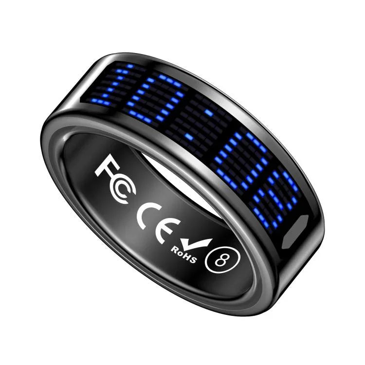 SR16 SIZE 8 Smart Ring, Support Heart Rate / Blood Oxygen / Sleep Monitoring / Multiple Sports Modes