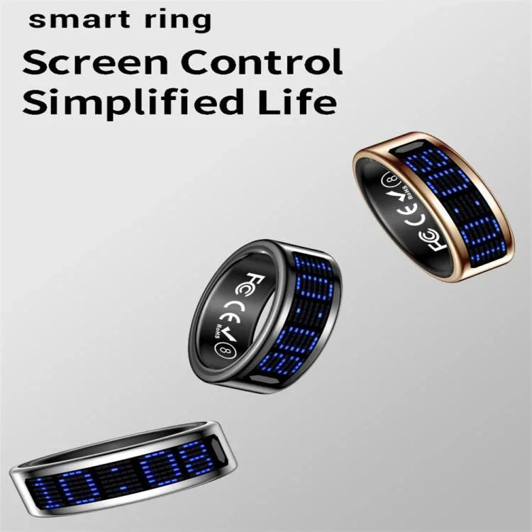 SR16 SIZE 9 Smart Ring, Support Heart Rate / Blood Oxygen / Sleep Monitoring / Multiple Sports Modes