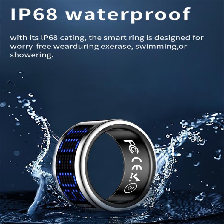 SR16 SIZE 9 Smart Ring, Support Heart Rate / Blood Oxygen / Sleep Monitoring / Multiple Sports Modes