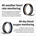 SR16 SIZE 12 Smart Ring, Support Heart Rate / Blood Oxygen / Sleep Monitoring / Multiple Sports Modes