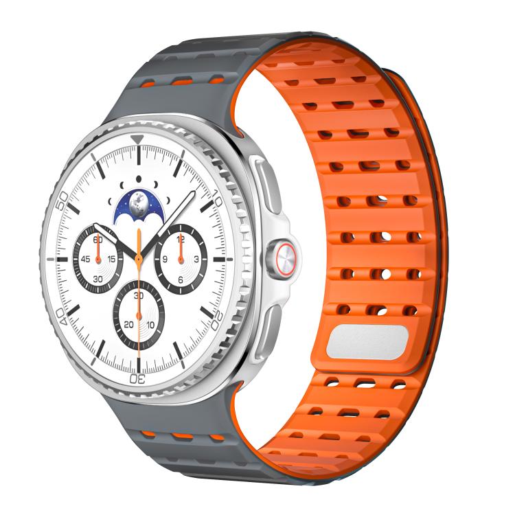 Breathable Magnetic Silicone Watch Band, For Samsung Galaxy Watch8 / Watch8 Classic