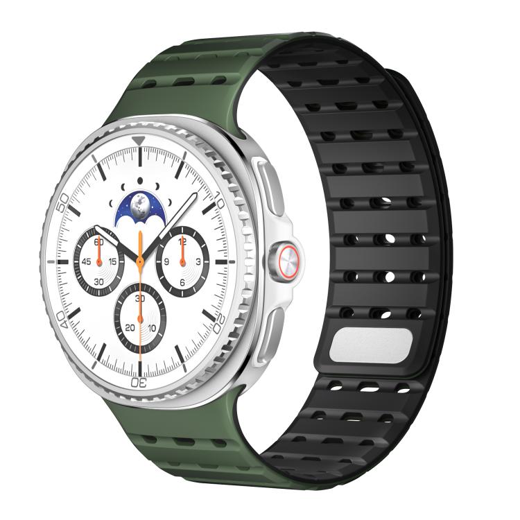 Breathable Magnetic Silicone Watch Band, For Samsung Galaxy Watch8 / Watch8 Classic