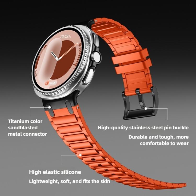 I-Shape Texture Silicone Watch Band, For Samsung Galaxy Watch8 / Watch8 Classic