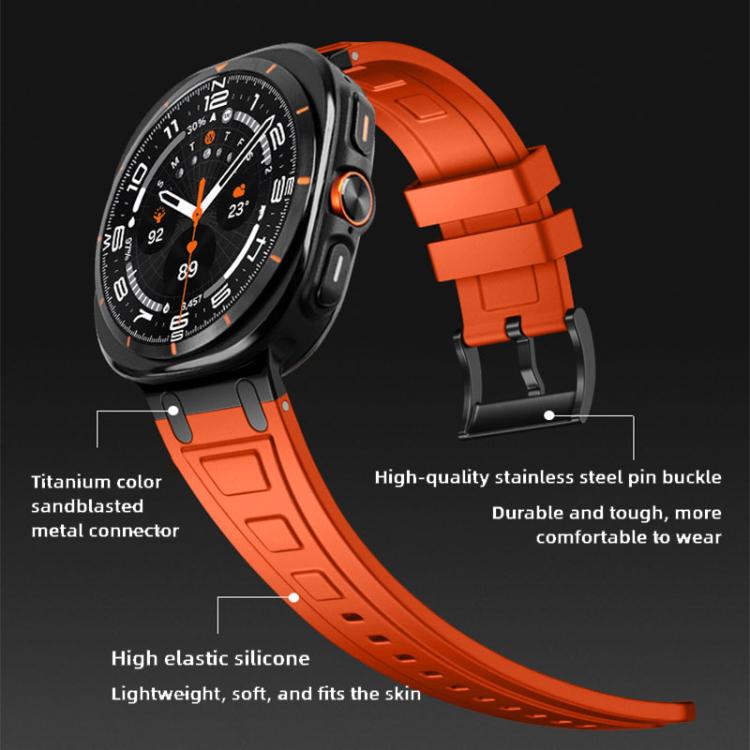 Triple-Layer Armour Silicone Watch Band, For Samsung Galaxy Watch Ultra / Ultra 2025