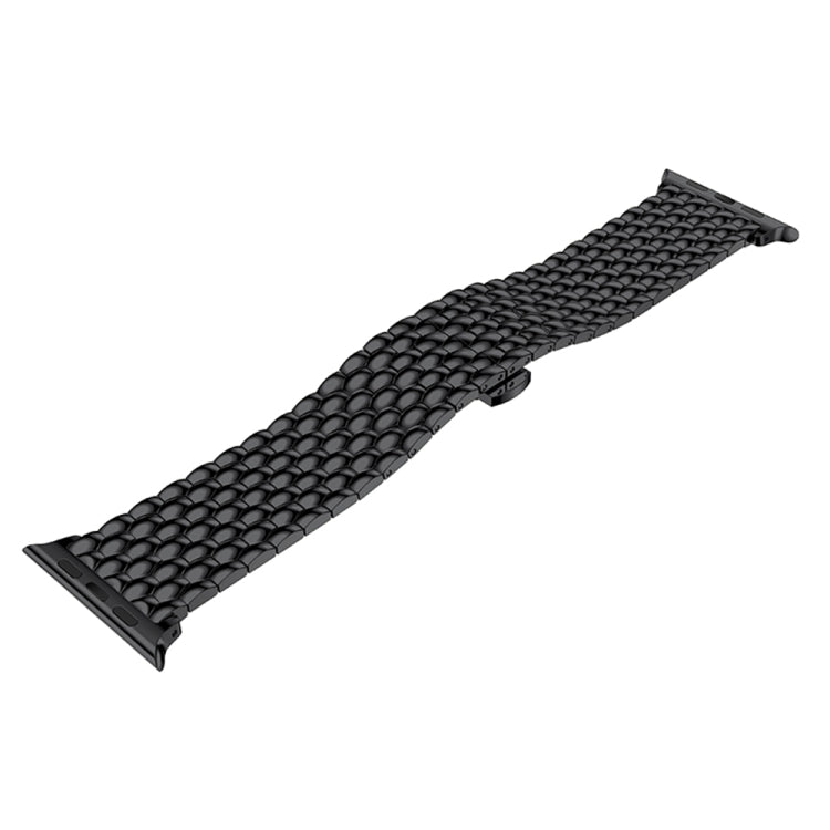 Dragon Grain Solid Stainless Steel Wrist Strap Watch Band for Apple Watch Series 3 & 2 & 1 42mm