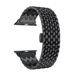 Dragon Grain Solid Stainless Steel Wrist Strap Watch Band for Apple Watch Series 3 & 2 & 1 42mm