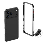 غطاء هاتف مقاوم للصدمات بإطار معدني سبيكي فائق النحافة، لهواتف iPhone 17 Pro Max، iPhone 17 Pro