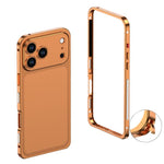 غطاء هاتف مقاوم للصدمات بإطار معدني سبيكي فائق النحافة، لهواتف iPhone 17 Pro Max، iPhone 17 Pro