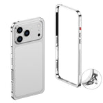 غطاء هاتف مقاوم للصدمات بإطار معدني سبيكي فائق النحافة، لهواتف iPhone 17 Pro Max، iPhone 17 Pro