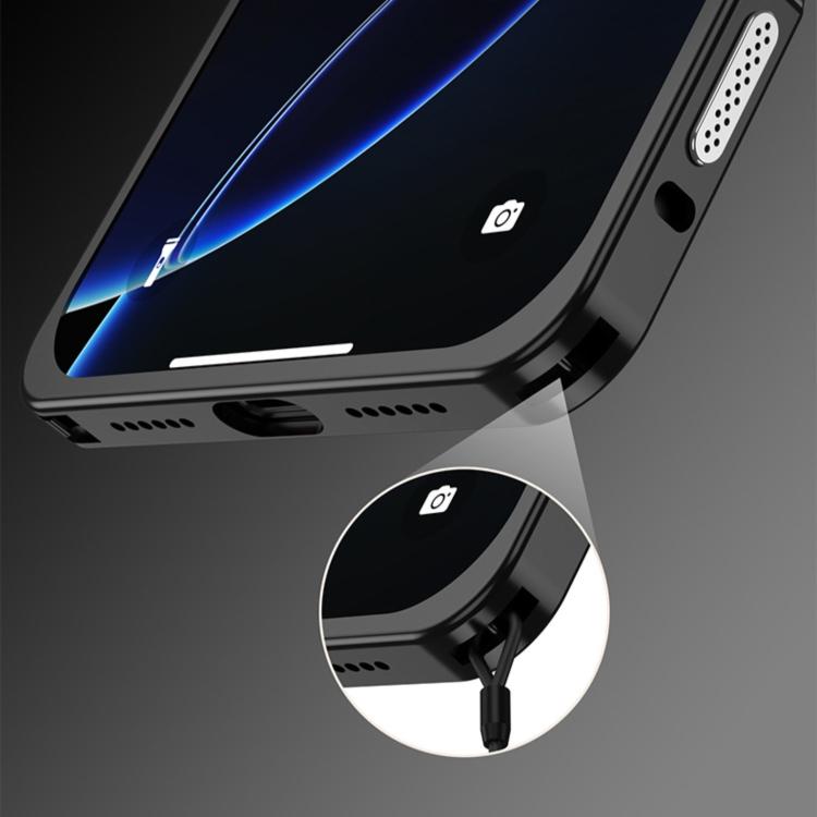 غطاء هاتف مقاوم للصدمات بإطار معدني سبيكي فائق النحافة، لهواتف iPhone 17 Pro Max، iPhone 17 Pro
