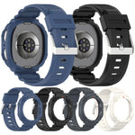 Solid Color Watch Shell Integrated TPU Watch Band, For Samsung Galaxy Watch8 44mm, For Samsung Galaxy Watch8 40mm