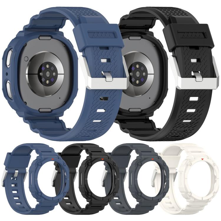 Solid Color Watch Shell Integrated TPU Watch Band, For Samsung Galaxy Watch8 44mm, For Samsung Galaxy Watch8 40mm