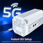 WAVLINK WL-WNF100X3NR-B With Nano SIM Slot European Version 5G Router WiFi 6, EU Plug, UK Plug