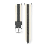 Genuine Leather Color Blocked Saddle Watch Band, For Samsung Watch Galaxy Fit3