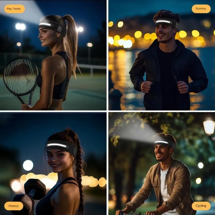 Outdoor Night Running LED Sports Fitness Headbands