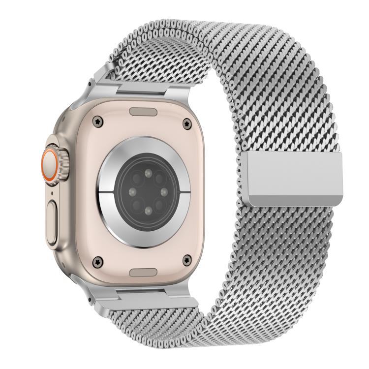 Vitality Coarse Mesh Milan Magnetic Watch Band, For Apple Watch 42 / 44 / 45 / 46 / 49mm